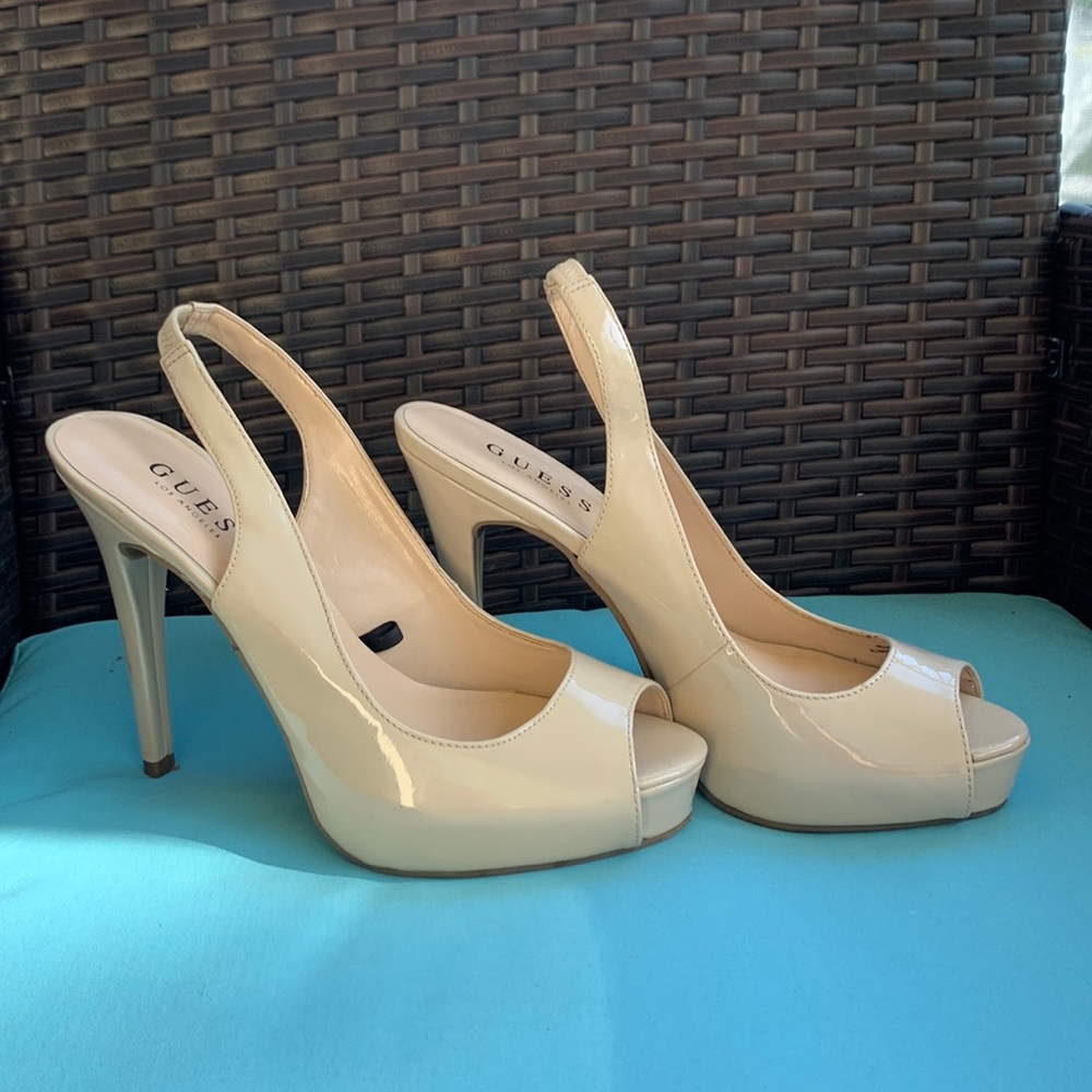 Guess Nude heels. Size 8